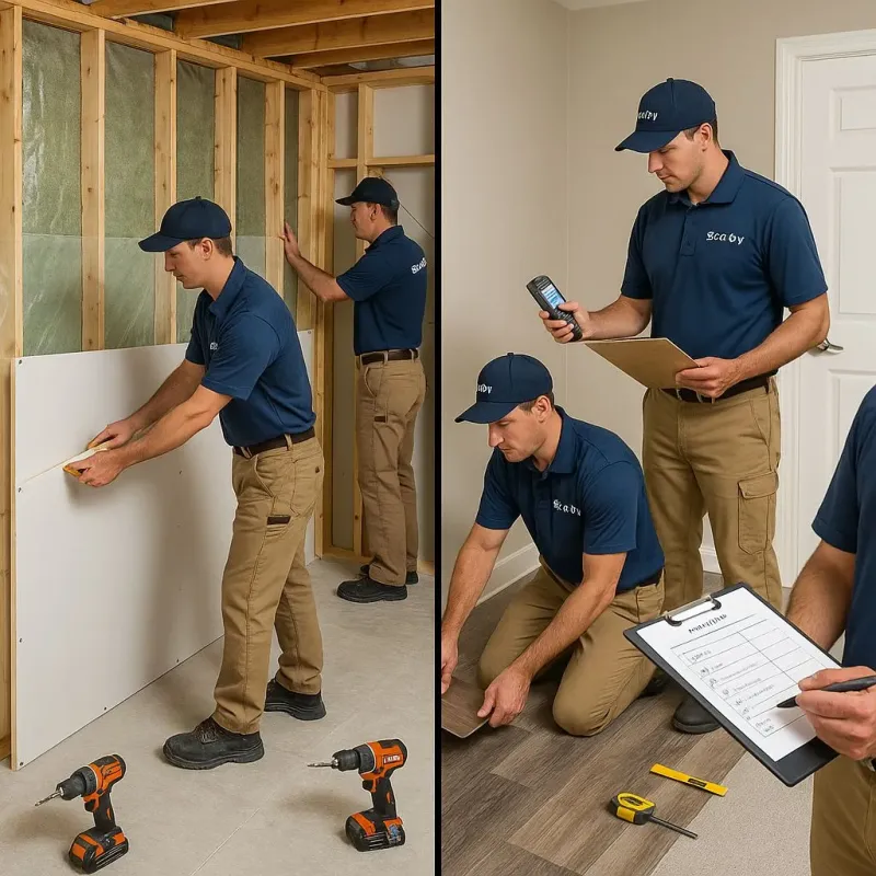 Repairs and Reconstruction process in Alfred, NY